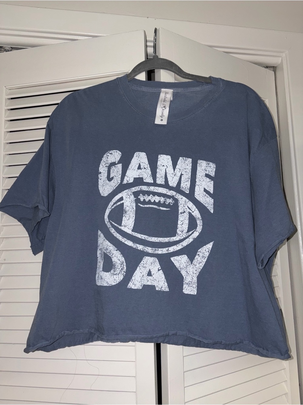 GAME DAY Football Graphic Tee - Unbranded Blue